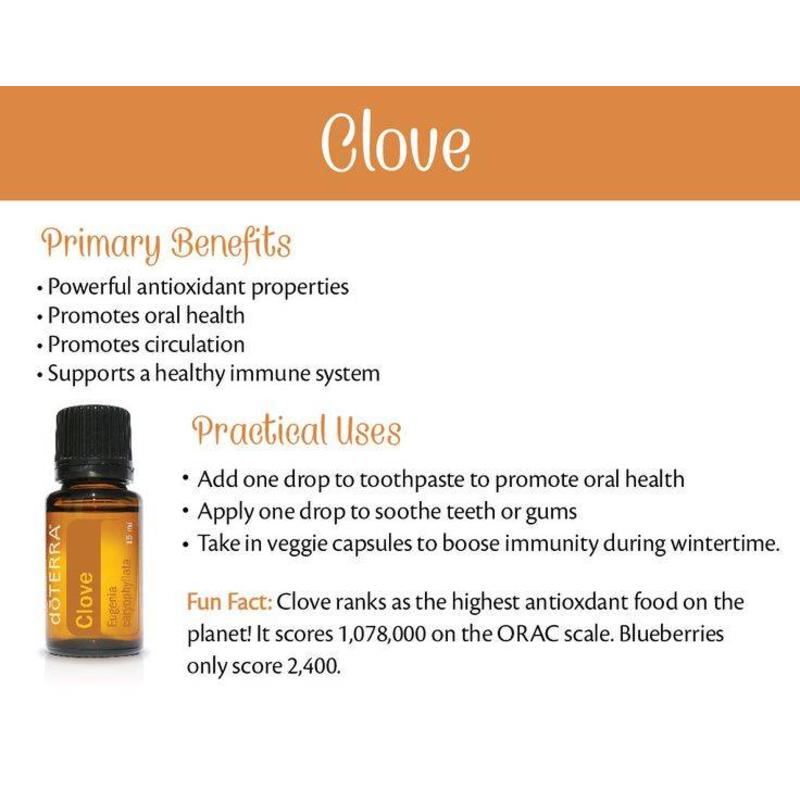 doTERRA Clove Essential Oil Bliz Wellness