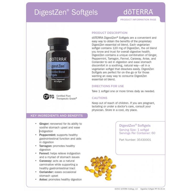 DigestZen Softgels Bliz Wellness