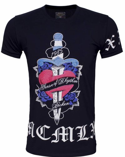 Arya Boy t-shirt with strass stones