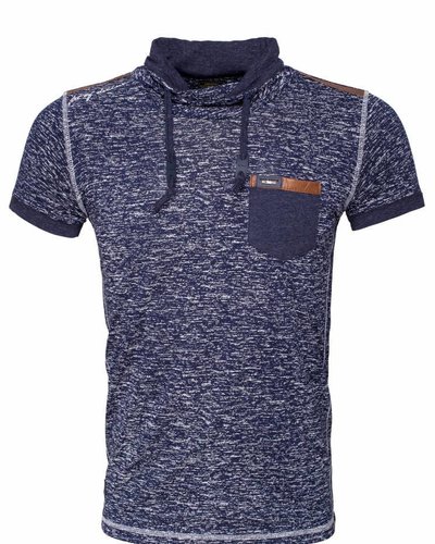 WAM Denim navy mixed t-shirt