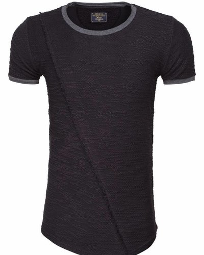 WAM Denim long fit t-shirt black