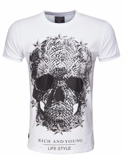 Arya Boy with print white