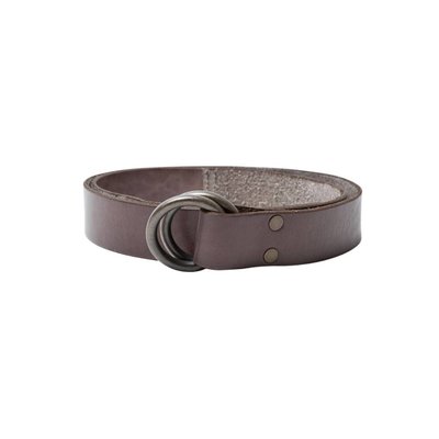 Dockers Ring-Ledergürtel Braun-Grau
