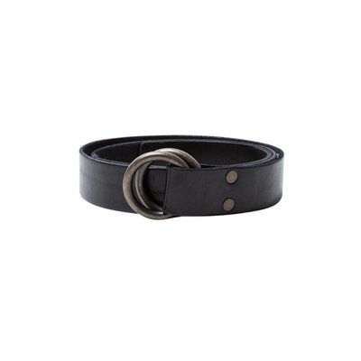 Dockers Ring-Ledergürtel Schwarz
