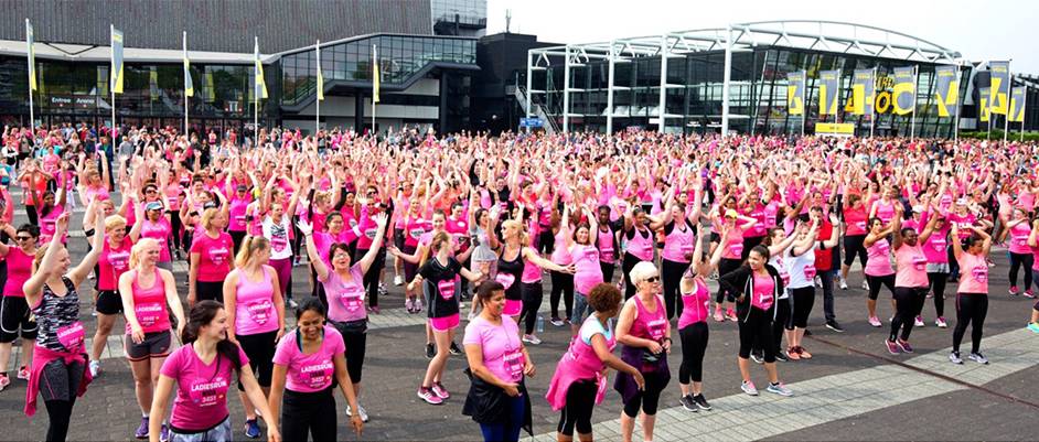 Jogha goes pink at the LadiesRun Rotterdam