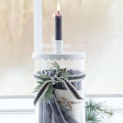 IB Laursen Weihnachtskerzen 10Stck.grau