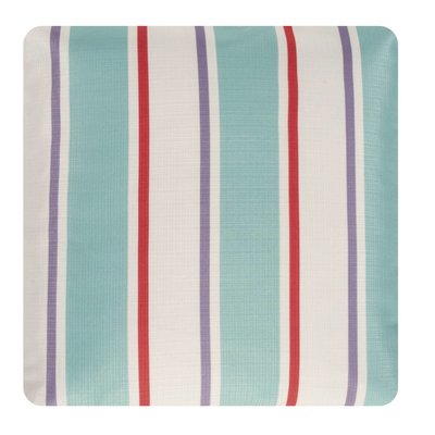Pad Concept OUTDOOR SITZKISSEN gestreift - türkis 40x40 cm