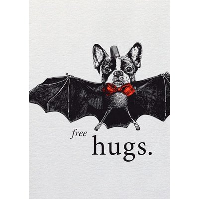 Butt Papierkram POSTKARTE free hugs
