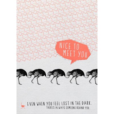 Butt Papierkram POSTKARTE nice to meet you