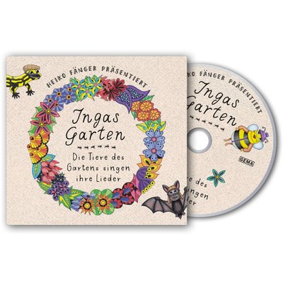 KINDERLIEDER-CD Ingas Garten - die Tiere des Gartens singen ihre Lieder