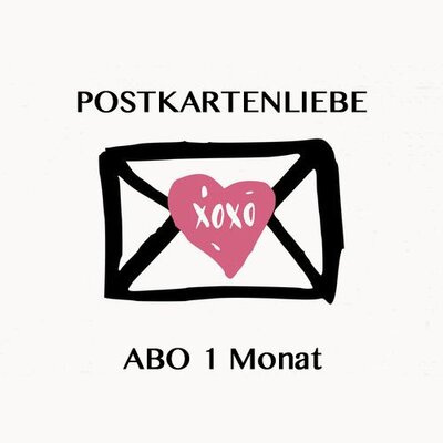 ABO POSTKARTENLIEBE - 1 Monat