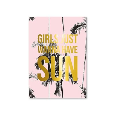 Studio Stationery POSTKARTE - Wanna have sun