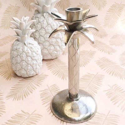 Kerzenständer PALME silber