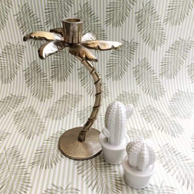 Kerzenständer PALME bronze
