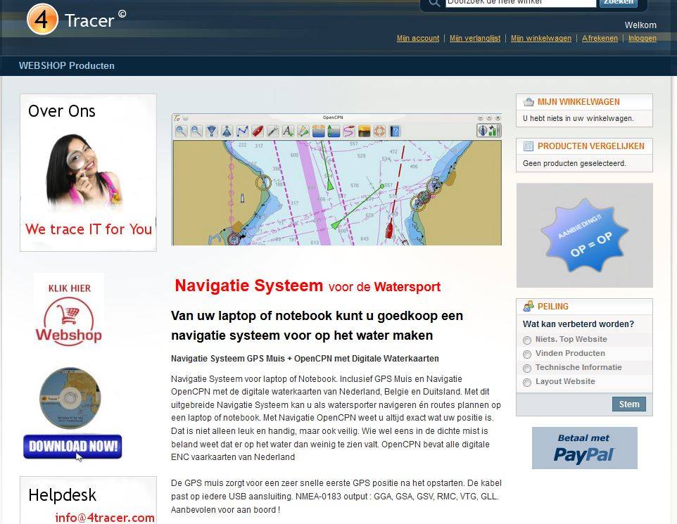 4tracer lanceert nieuwe website /shop