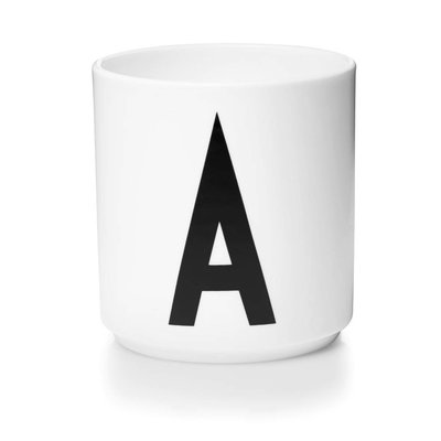 Design Letters Aj porseleinen mok - A