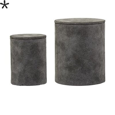 Bloomingville Suede Storage Box set
