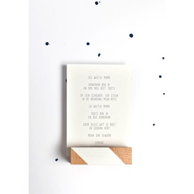 Gewoon JIP Wenskaart - Zeg weetje Mama