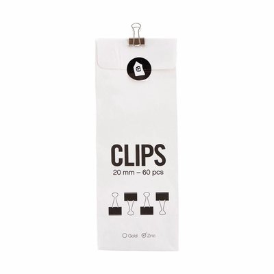 House Doctor Clips Office Zink 20mm