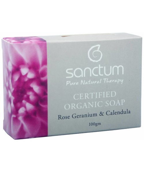 Zeep Roos Geranium & Calendula