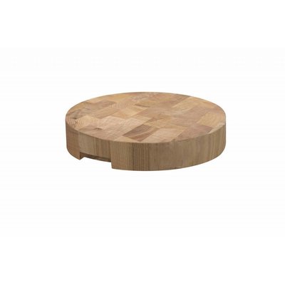 Bowls and dishes beuken hakblok rond