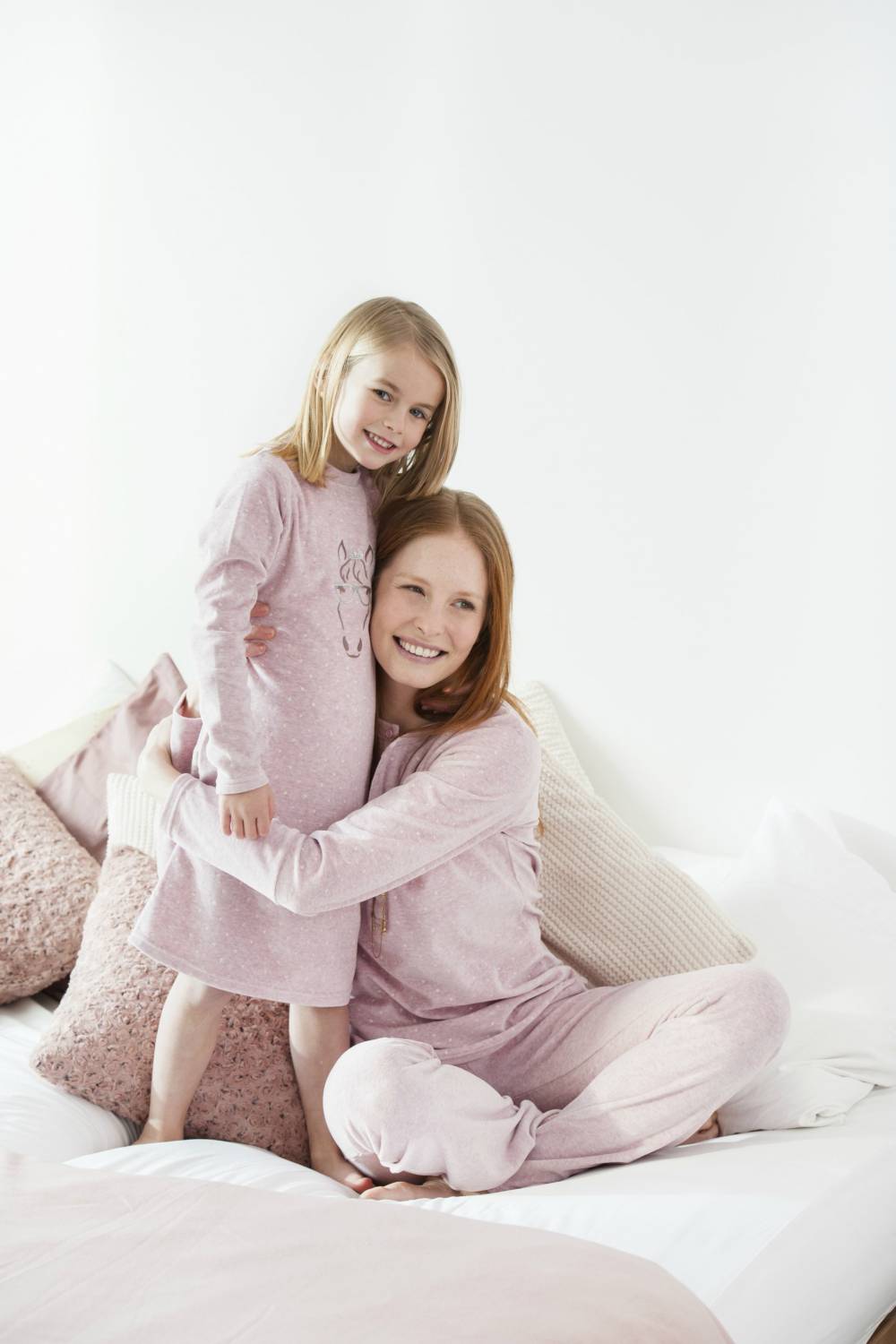 Mama-dochter pyjama's