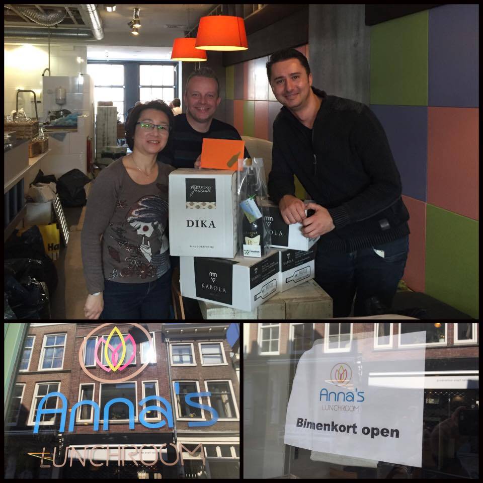 Anna's Lunchroom Utrecht heeft Kroatische huiswijn