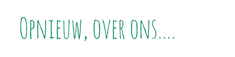 Opnieuw, over ons...