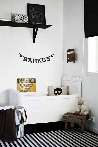 Kids Room: Edgy Black