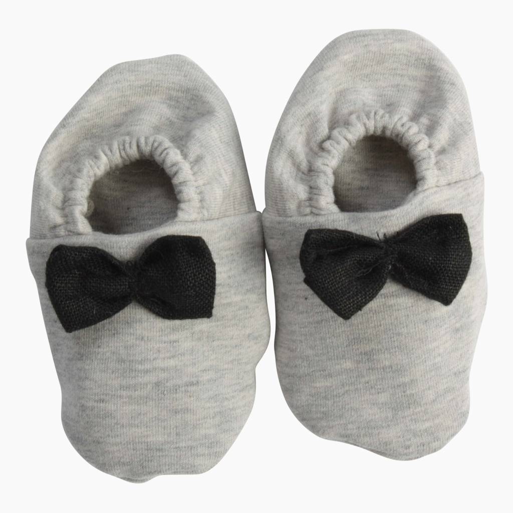 tinasofa bow flat booties