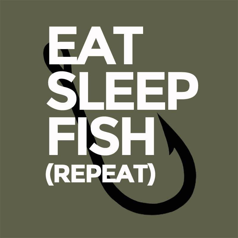 eat sleep fish repeat t shirt house of carp eat sleep fish repeat t shirt house of carp