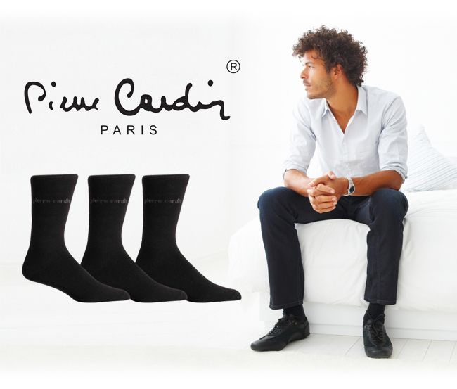 Dagaanbieding - 12x Zwarte Pierre cardin business-sokken dagelijkse koopjes