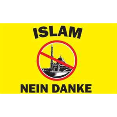 Vlag Islam Nein Danke vlag