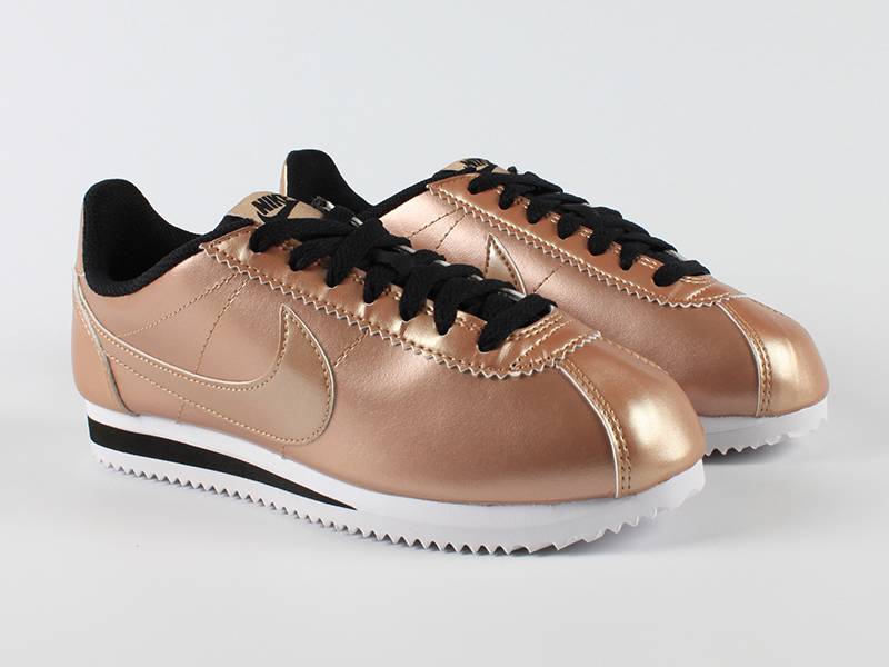 nike dames classic cortez leather bronze nike dames classic cortez leather bronze