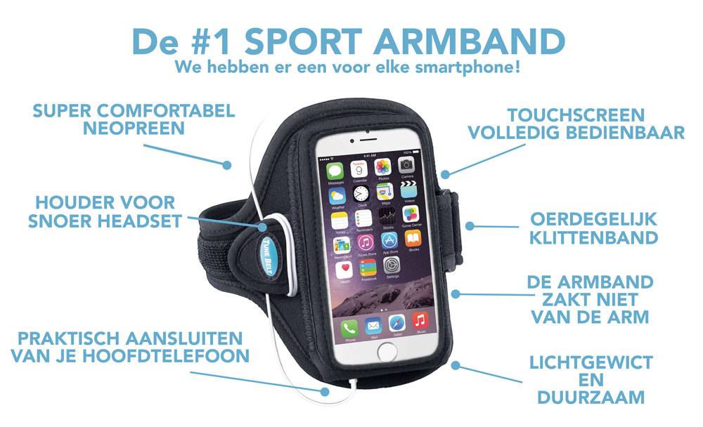De beste hardloop armband voor je smartphone