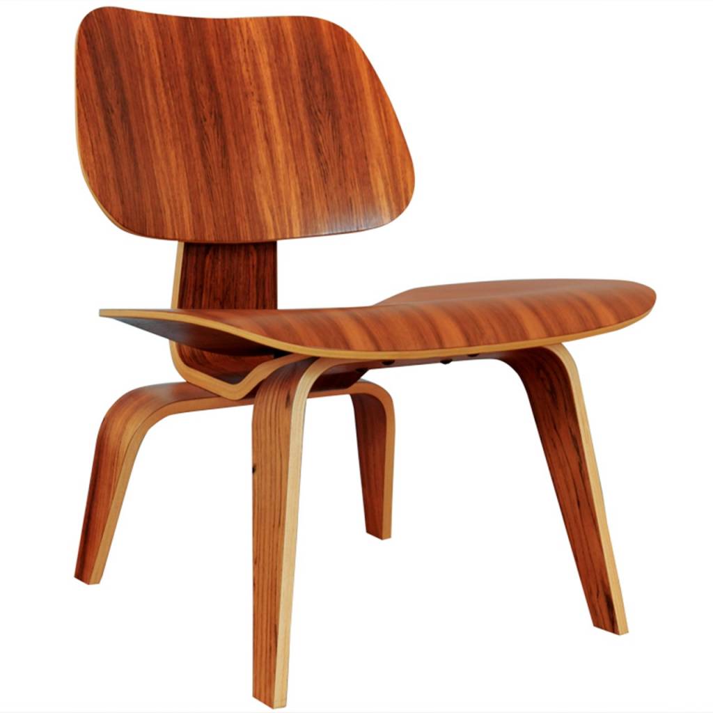 Eames millers cherry stoel lcw wonderwood
