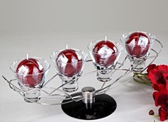 Romantische Kerzenständer
