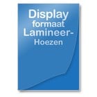 Albyco Lamineerhoezen Displayformaten