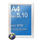 Albyco Kliklijst A4-formaat 21 x 29,7 cm, frame 25 mm