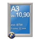 Albyco Kliklijst A3-formaat 29,7 x 42 cm, frame 32 mm