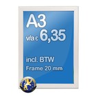 Albyco Kliklijst A3-formaat 29,7 x 42 cm, frame 20 mm
