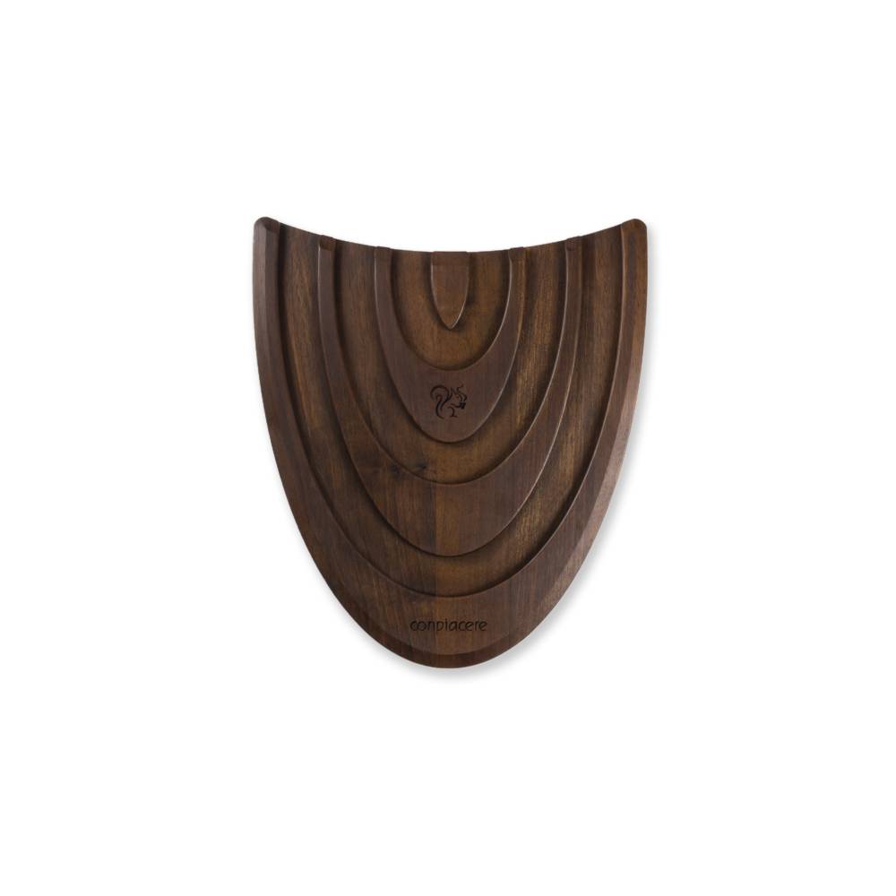 Coffee Capsule Holder Ellisse Iii In Walnut For The Nespresso System Coffee Capsule Holder Ellisse Iii In Walnut For The Nespresso System