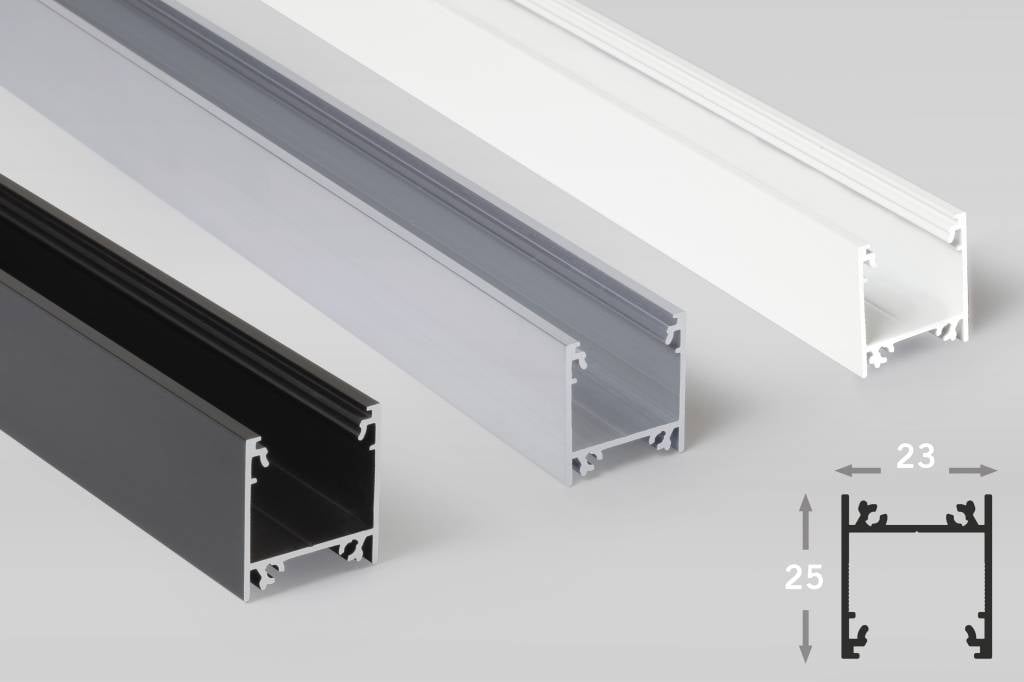 Nova Mm Opbouw Led Profiel M M Ledprofiel Nl