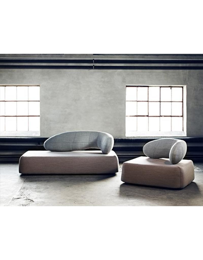 Softline loft lounge poef design online meubels Lounge oranje kleur