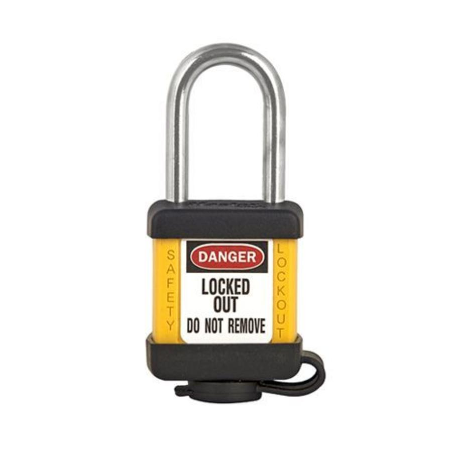 Image result for master lock 410YLW WITH COVER