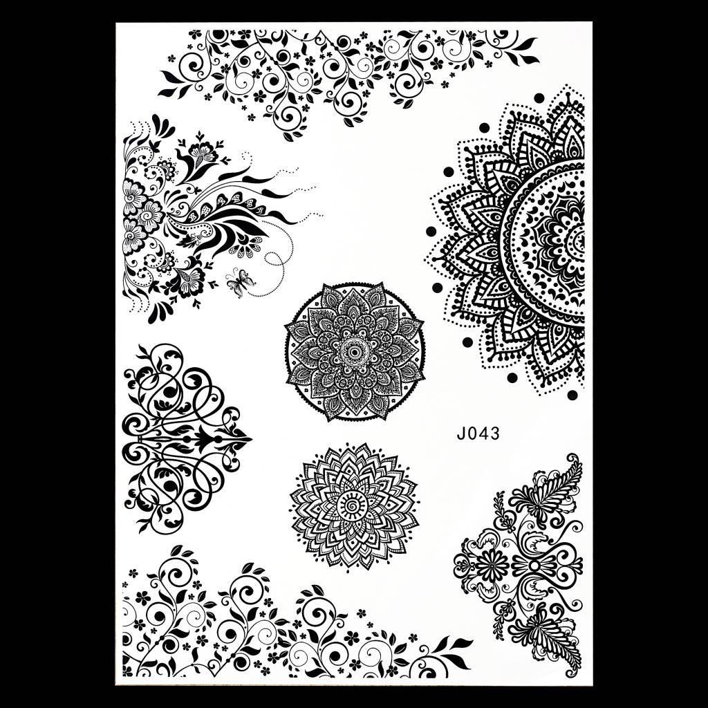 spitze tattoo schwarz zum kleben 043 beyond perfection spitze tattoo schwarz zum kleben 043 beyond perfection