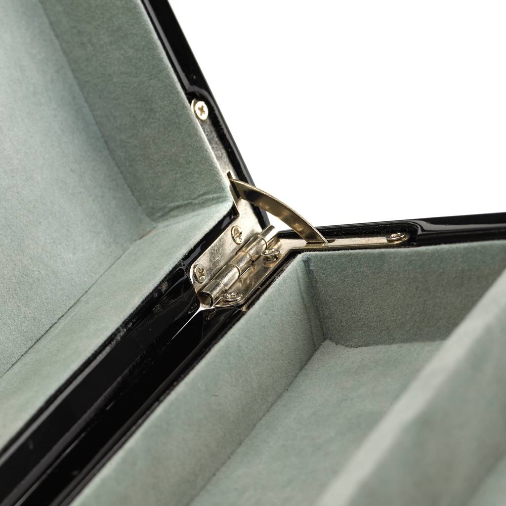 Lesebrillenbox in hochglanz schwarz inklusive 4 lesebrillen mit ...