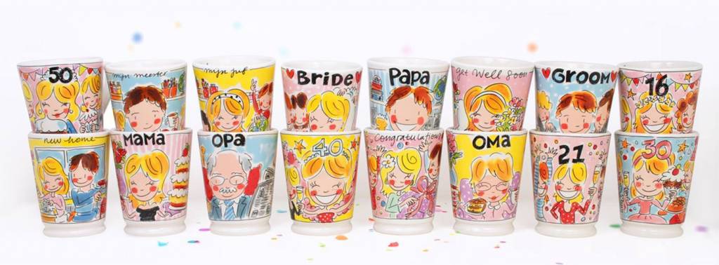 Nieuwe Thema Bekers van Blond Amsterdam. Verwacht eind april / begin mei.