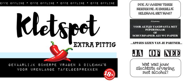 Kletspot Extra Pittig.