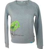 Tchimpounga - Sweatshirt grau meliert